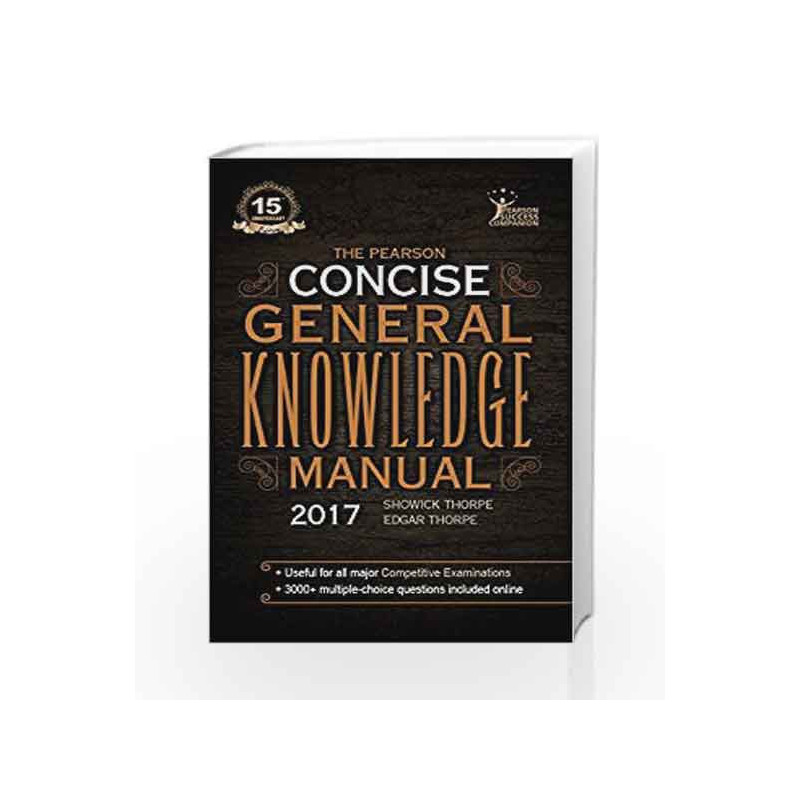 Concise General Knowledge Manual 2017 by Thorpe & Thorpe Book-9789332575196