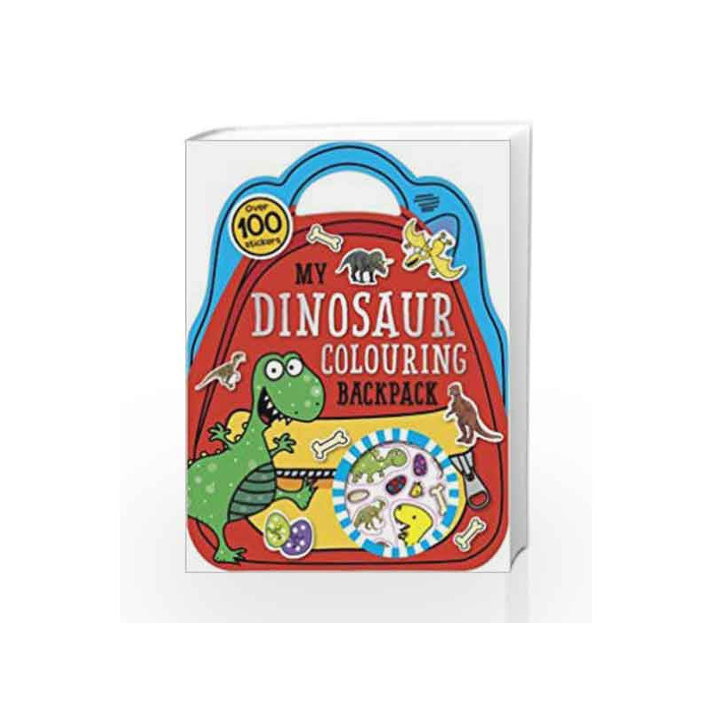 My Dinosaur Colouring Backpack by Scholastic Book-9781786925299