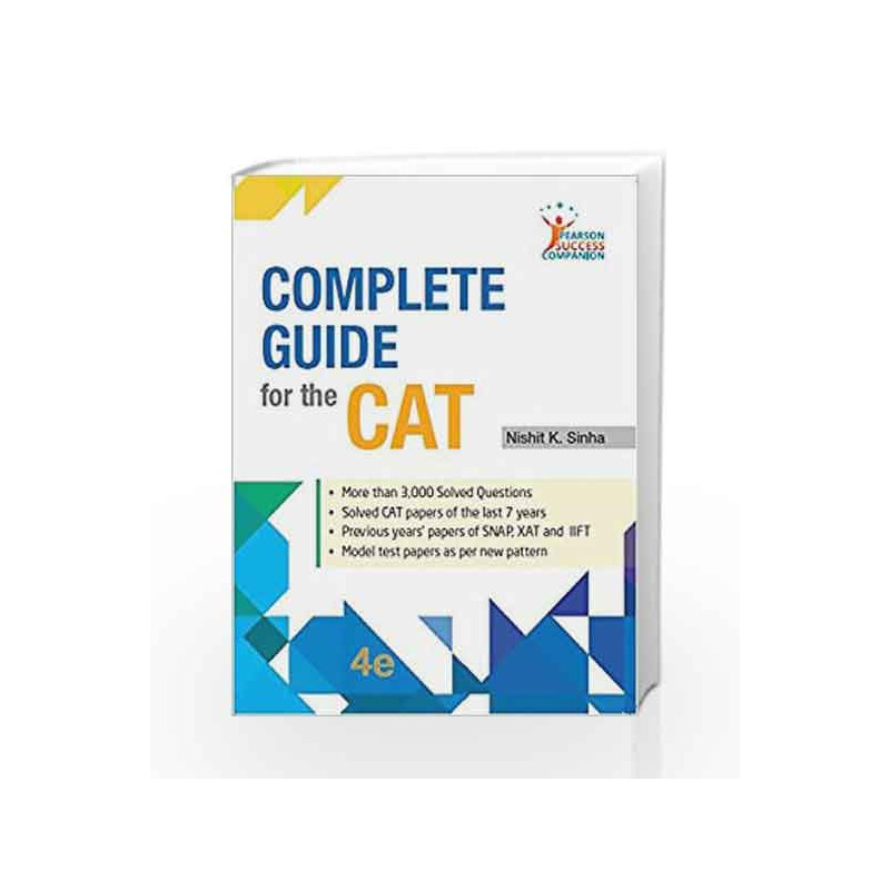 Complete Guide to CAT 4e by Sinha Book-9789332576513