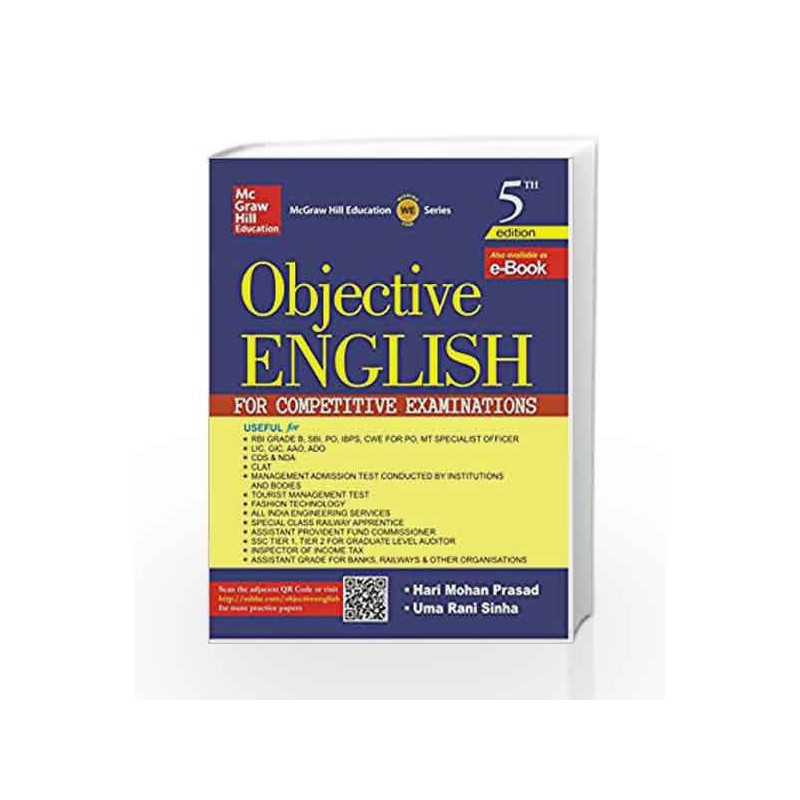 Objective English for Competitive Examination by  Book-9789332901773