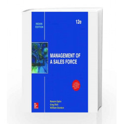 Management of Sales Force by Spiro Book-9789339221768