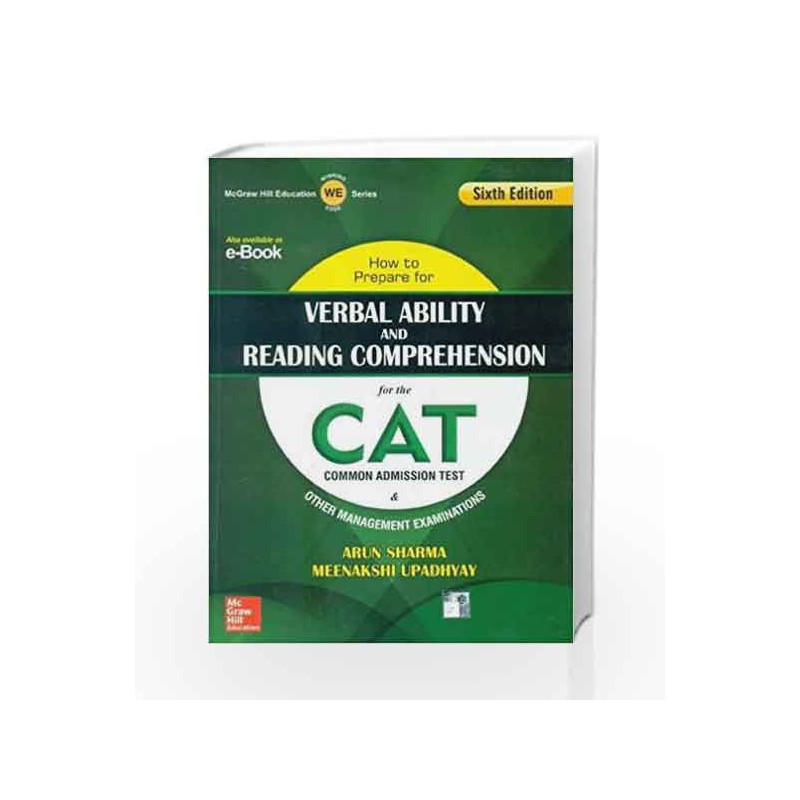 How to Prepare for Verbal Ability and Reading Comprehension for the CAT by Sharma Book-9789339222697