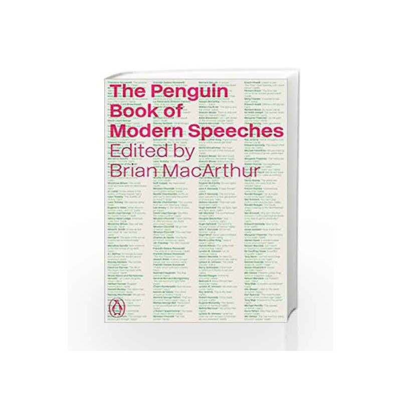 The Penguin Book of Modern Speeches by Macarthur, Brian Book-9780241953259