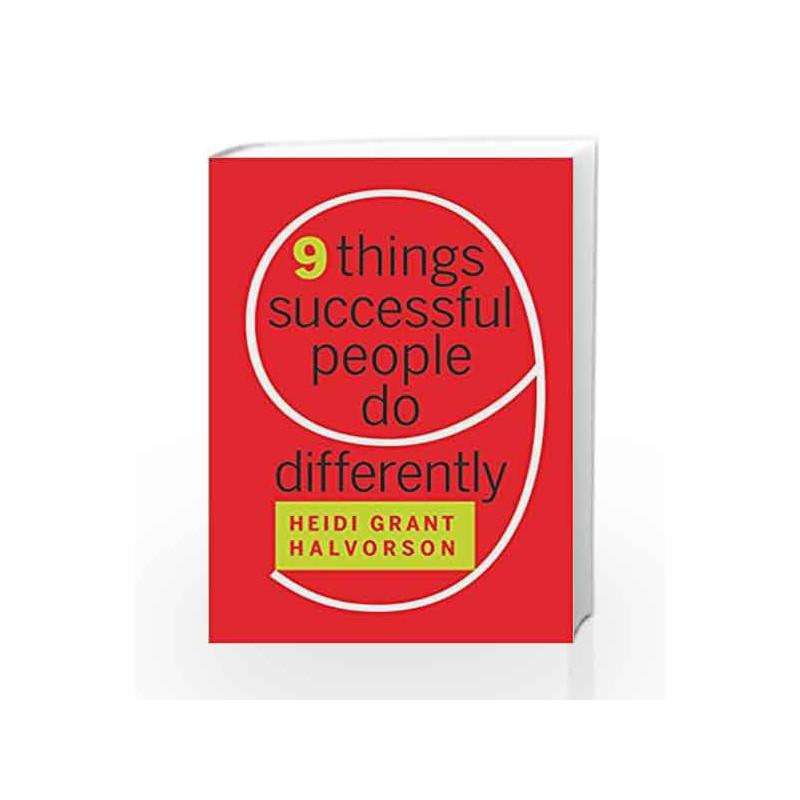 9 things Successful People do differently by HALVORSON, HEIDI GRANT Book-9781422193402