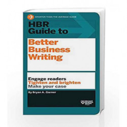 HBR Guide to Better Business Writing by Bryan A. Garner Book-9781422184035