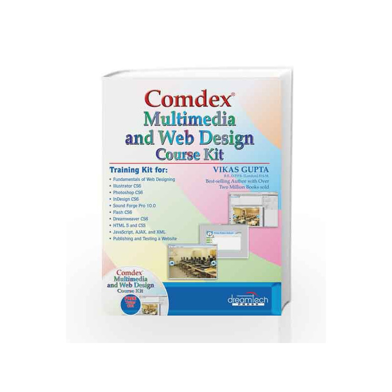 Comdex Multimedia and Web Design Course Kit: (CS6) by Vikas Gupta Book-9789351190844