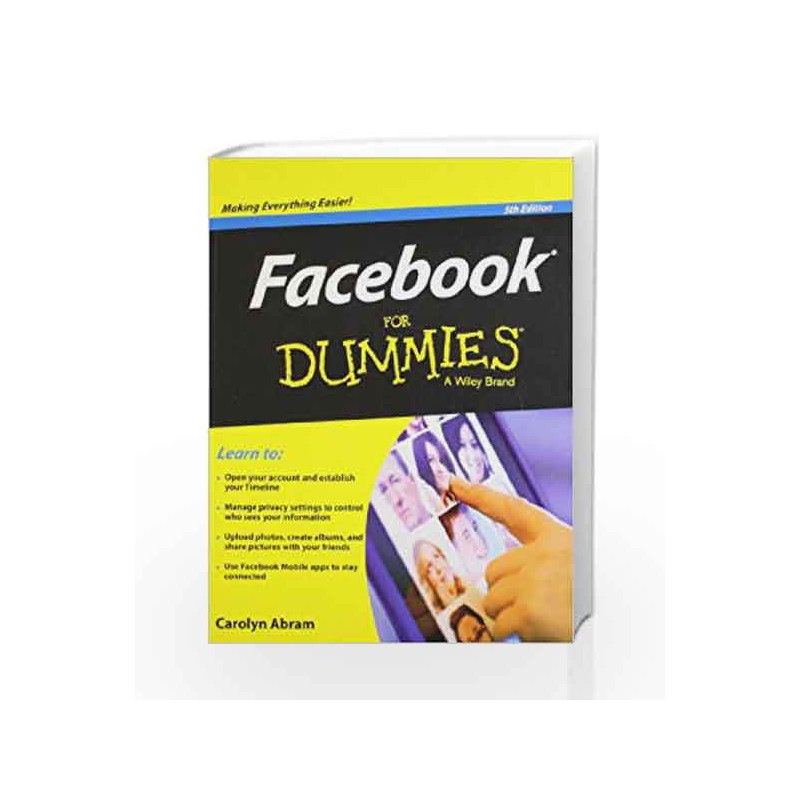 Facebook for Dummies by CAROLYN ABRAM Book-9788126544394