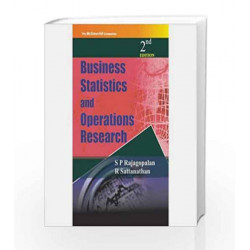 Business Statistics and Operation Research by Rajagopalan Book-9789351340188