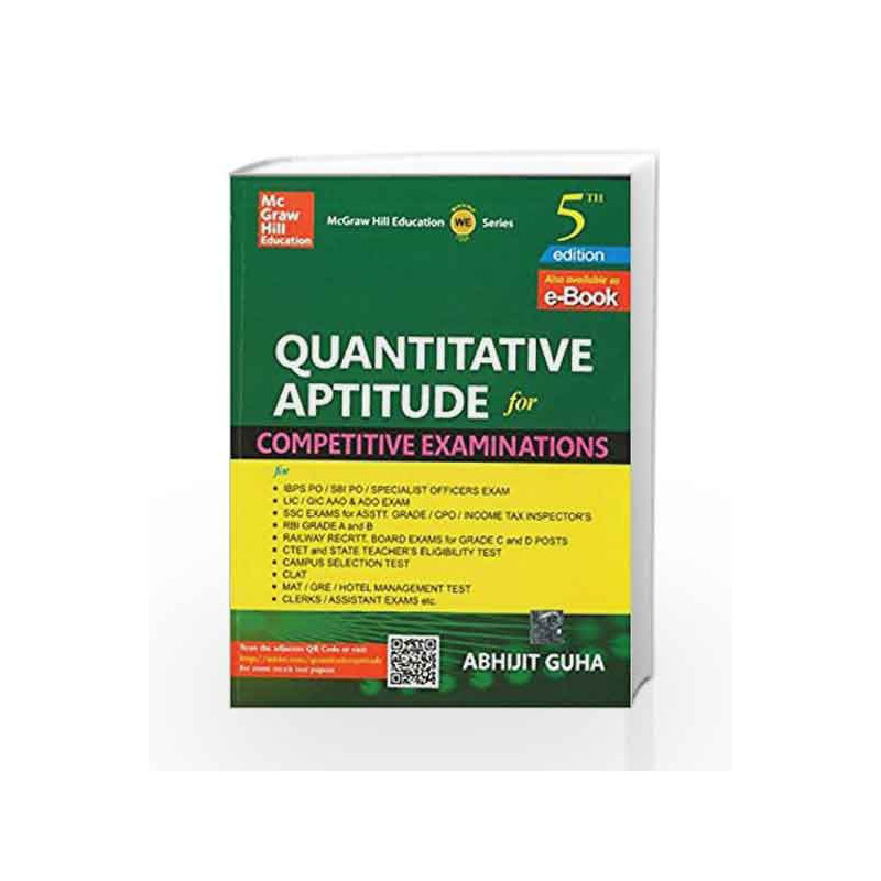Quantitative Aptitude for Competitive Examination by Abhijit Guha Book-9789351343554