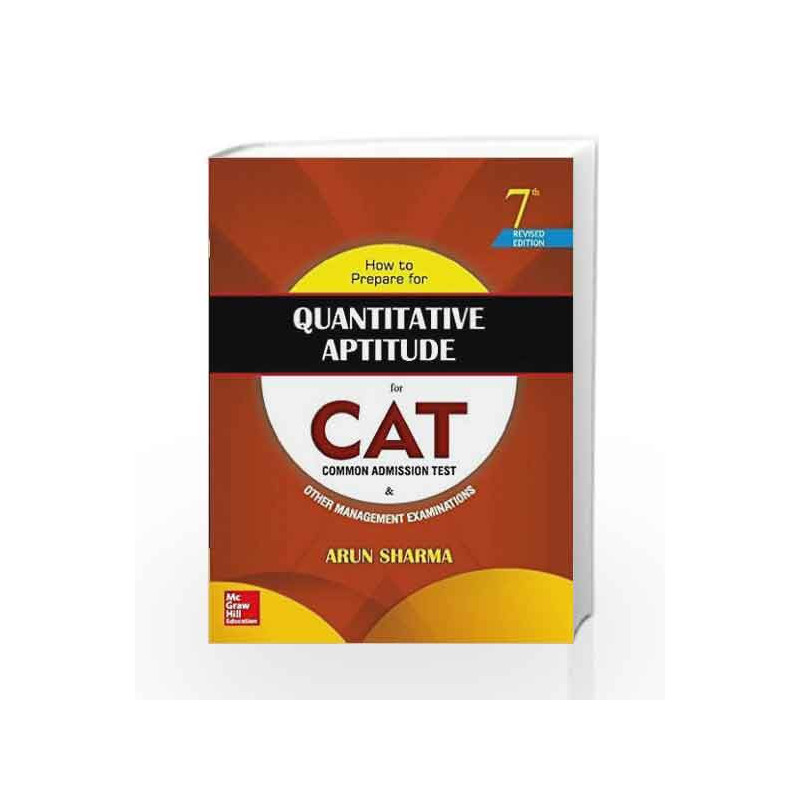 How to Prepare for Quantitative Aptitude for the CAT by Arun Sharma Book-9789352602247