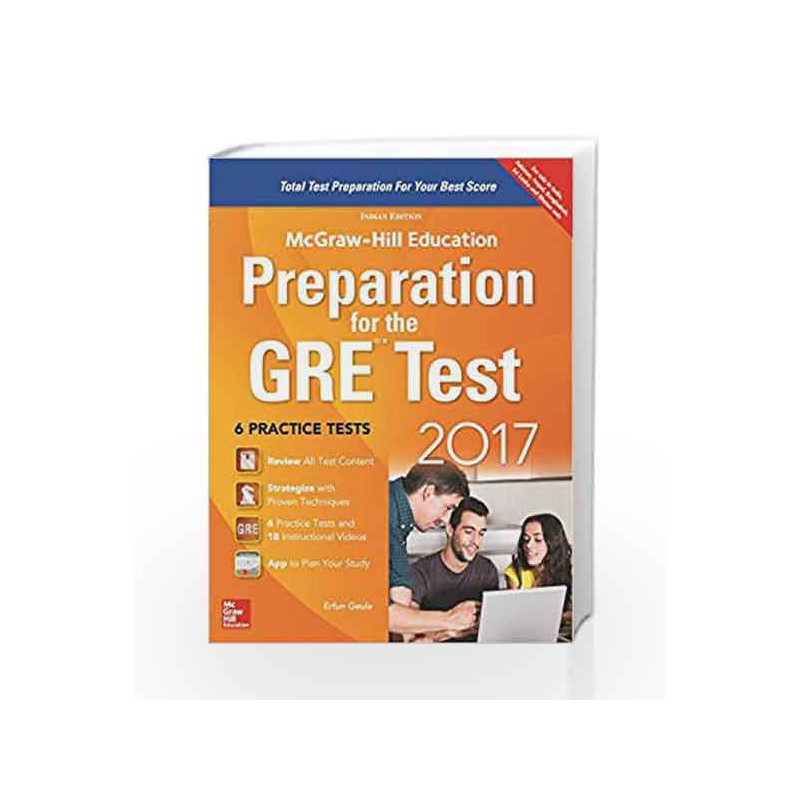 Preparation for the GRE Test 2017 by Erfun Geula Book-9789352602698