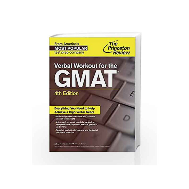 Verbal Workout for the GMAT (Graduate School Test Preparation) by PRINCETON REVIEW Book-9781101881651