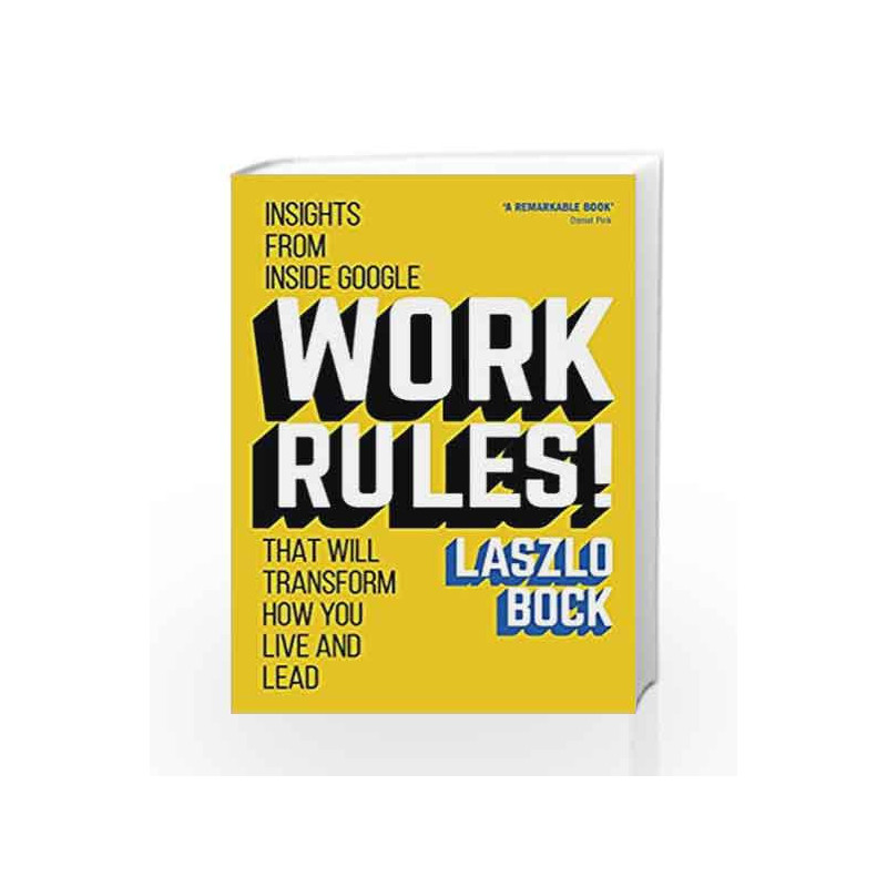 Work Rules (Old Edition) by Laszlo Bock Book-9781444792362