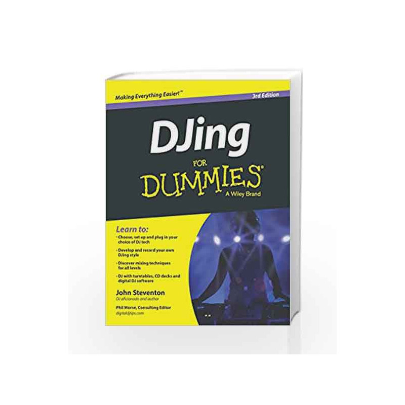 DJing for Dummies, 3ed by John Steventon Book-9788126553419
