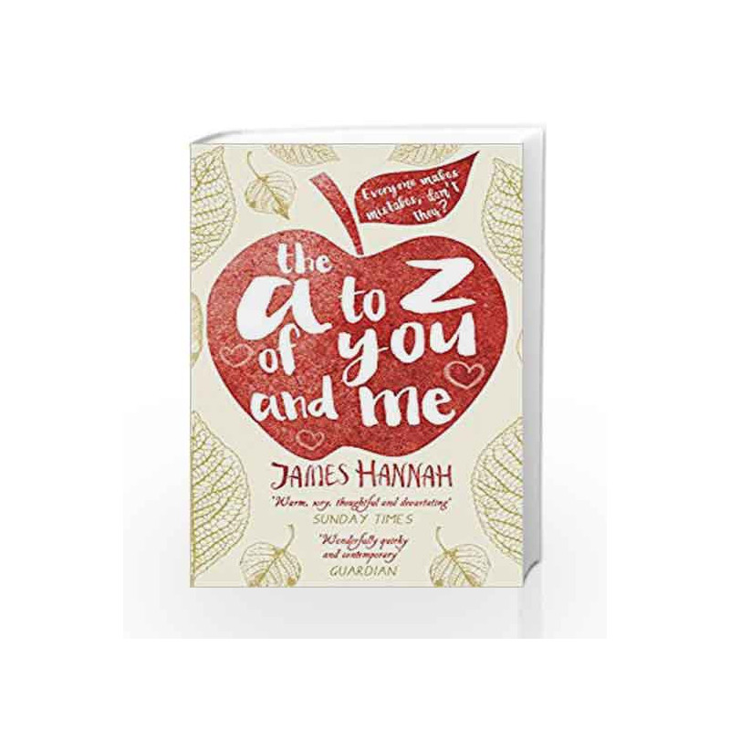 The A to Z of You and Me by Hannah, James Book-9781784160067