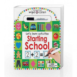 Wipe Clean: Starting School by ROGER PRIDDY Book-9780312517908