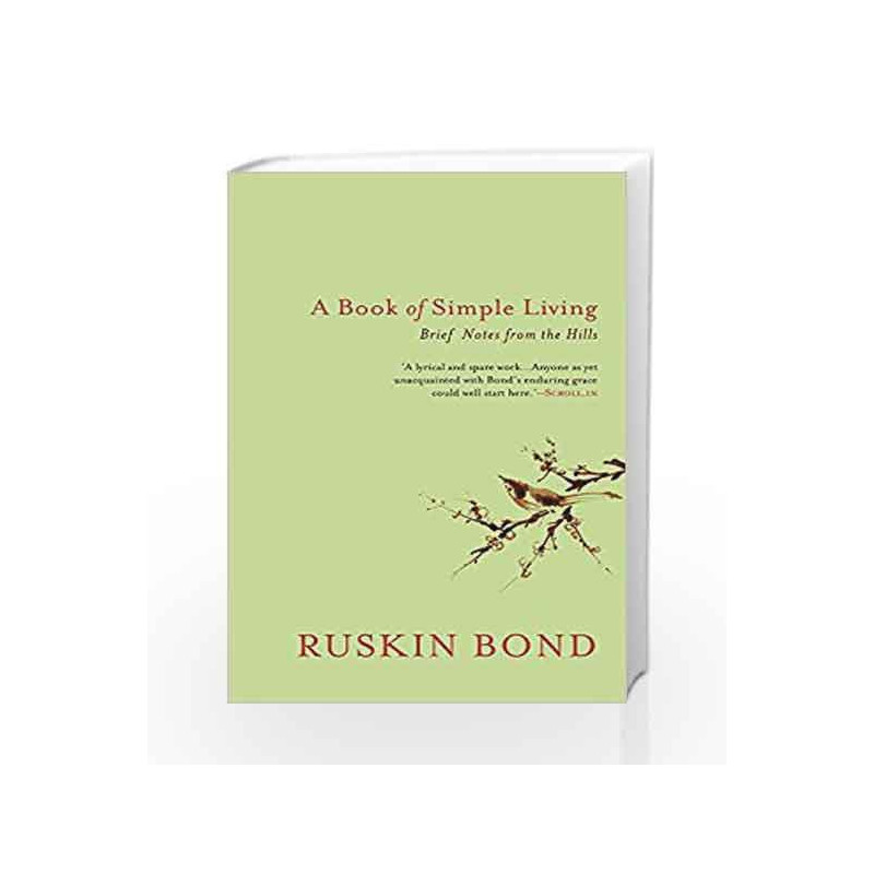 A Book of Simple Living by Ruskin Bond Book-9788193071007