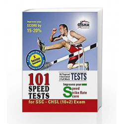 SSC 10+2 Combined Higher Secondary Level (CHSL) 101 Speed Tests with Success Guarantee by Disha Experts Book-9789384583385