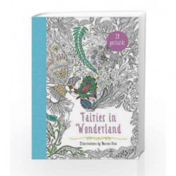 Fairies in Wonderland 20 Postcards: An Interactive Coloring Adventure for All Ages by Marcos Chin Book-9780062466235