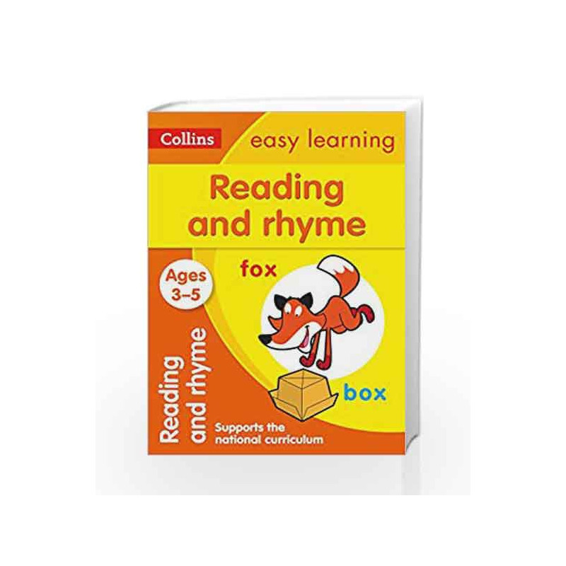 Reading and Rhyme Ages 3-5: Collins Easy Learning (Collins Easy Learning Preschool) by HARPER COLLINS Book-9780008151560