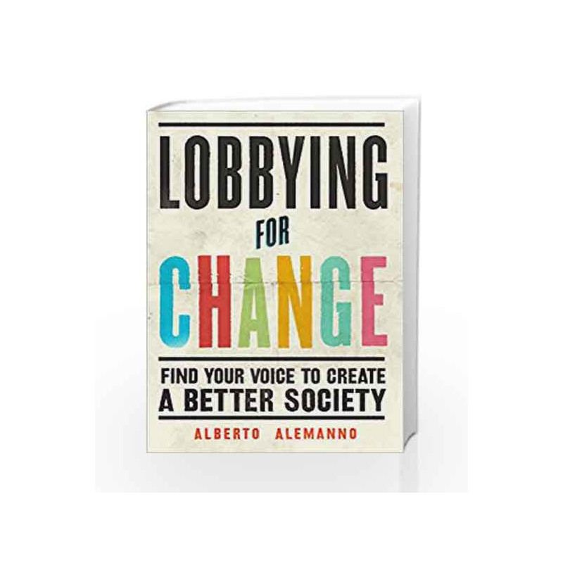 Lobbying for Change by Alberto Alemanno Book-9781785782855