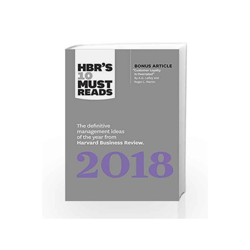 HBR's 10 Must Reads 2018 by HARVARD BUSINESS REVIEW Book-9781633693067