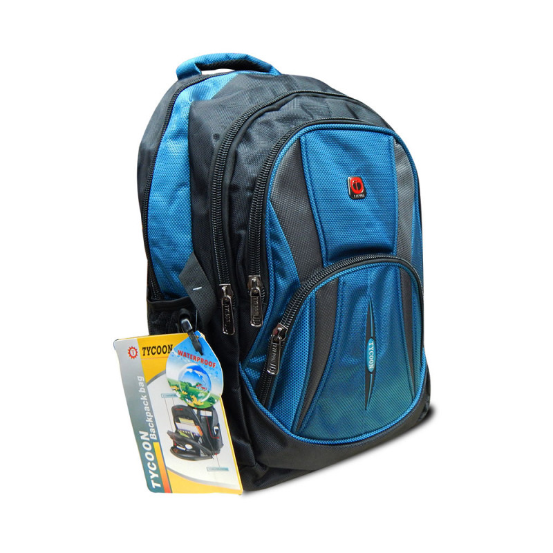Tycoon Bags Sea Green colored with Black 19inch Laptop Backpack (1682) for School,college and office