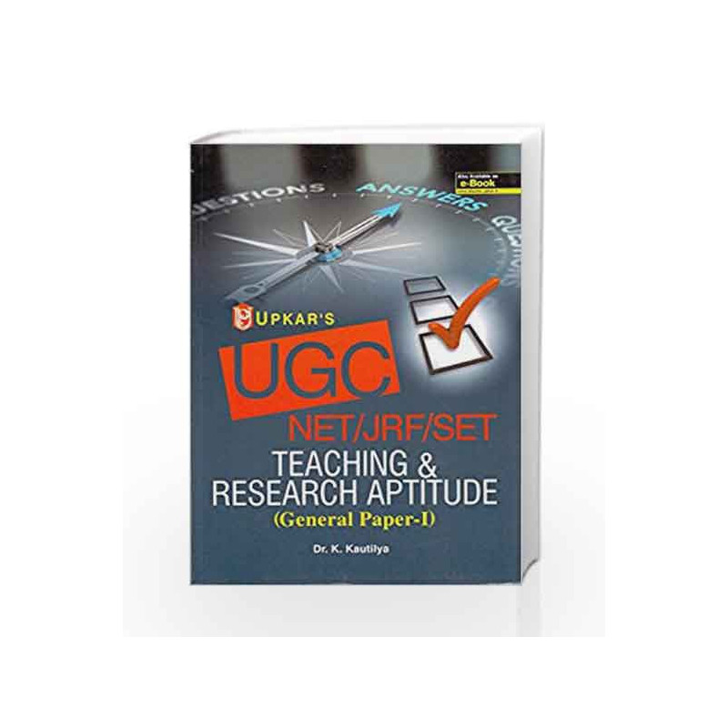 UGC NET/JRF/SET Teaching & Research Aptitude - General Paper I by K. Kautilya Book-9789350132760