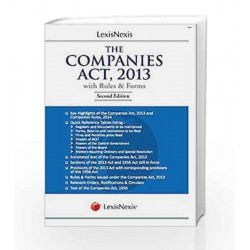 The Companies Act,2013 with Rules and Forms by Vinod Kothari Book-9789351431824