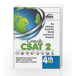 Crack Civil Services General Studies IAS Prelims CSAT - Paper 2 Fourth Edition Old Edition by Disha Experts Book-9789384905101