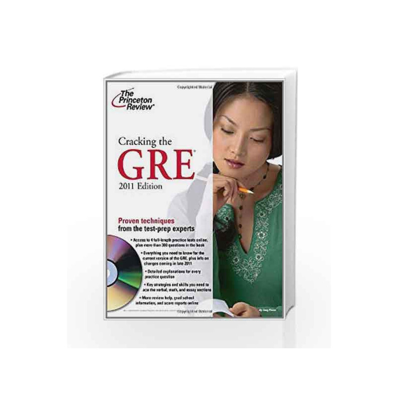 Cracking the GRE with DVD, 2011 Edition (Graduate School Test Preparation) book -9780375429781 front cover