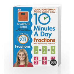 10 Minutes a Day Fractions (Made Easy Workbooks) book -9780241182321 front cover