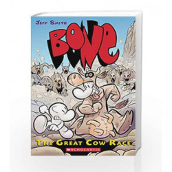 The Great Cow Race (Graphix) (Bone - 2) book -9780439706391 front cover