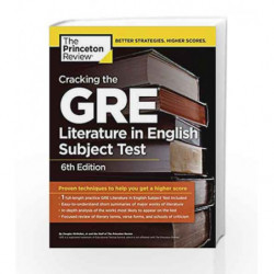 Cracking the GRE Literature in English Subject Test (Graduate School Test Preparation) book -9780375429712 front cover