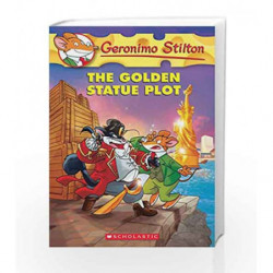 Geronimo Stilton - 55 The Golden Statue Plot book -9780545556293 front cover