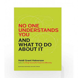 No one understands you and what to do about It by HALVORSON, HEIDI GRANT Book-9781625274120