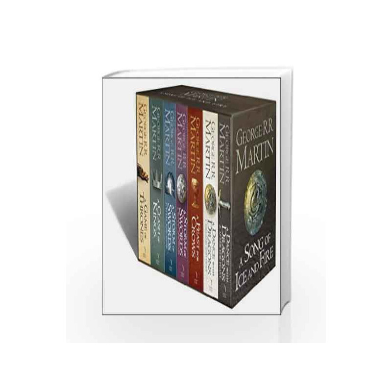 A Song of Ice and Fire - A Game of Thrones: The Complete Boxset of 7 Books by R.R. Martin, George Book-9780007477159