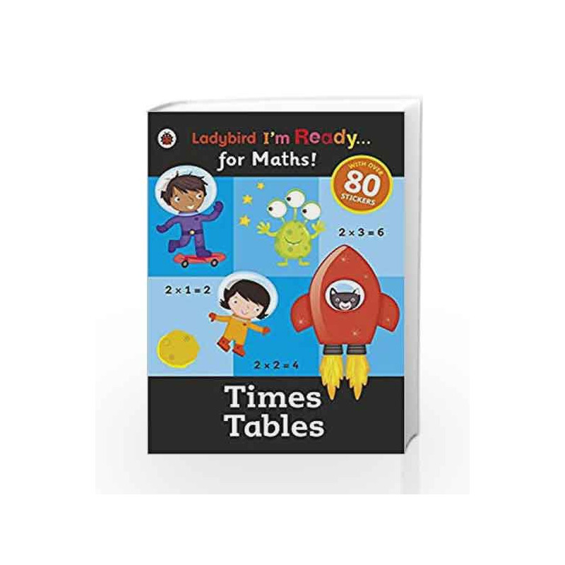 Times Tables: Ladybird I'm Ready for Maths sticker workbook by Ladybird Book-9780723295020