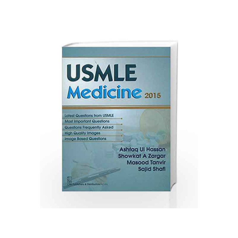 USMLE Medicne 2015 by Hassan A. U Book-9788123924823