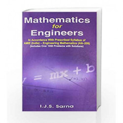 Mathematics for Engineers by Sarna I.J.S. Book-9788123919676