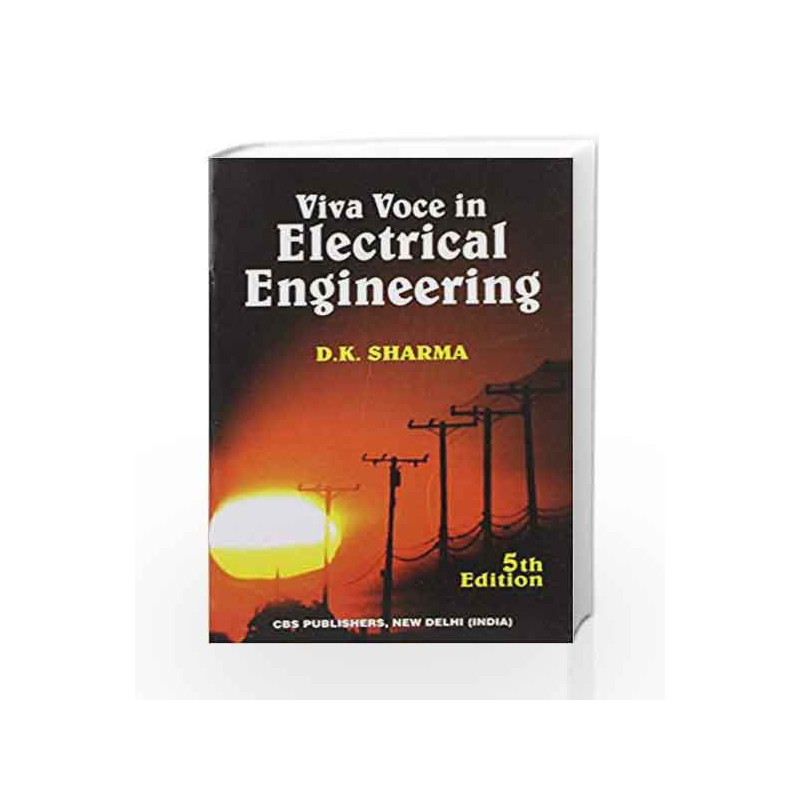 Viva Voce in Electrical Engineering by Sharma D. K Book-9788123907901