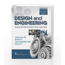 Design And Engineering 2Ed (Pb 2018) by Jayasree P K Book-9789387085848