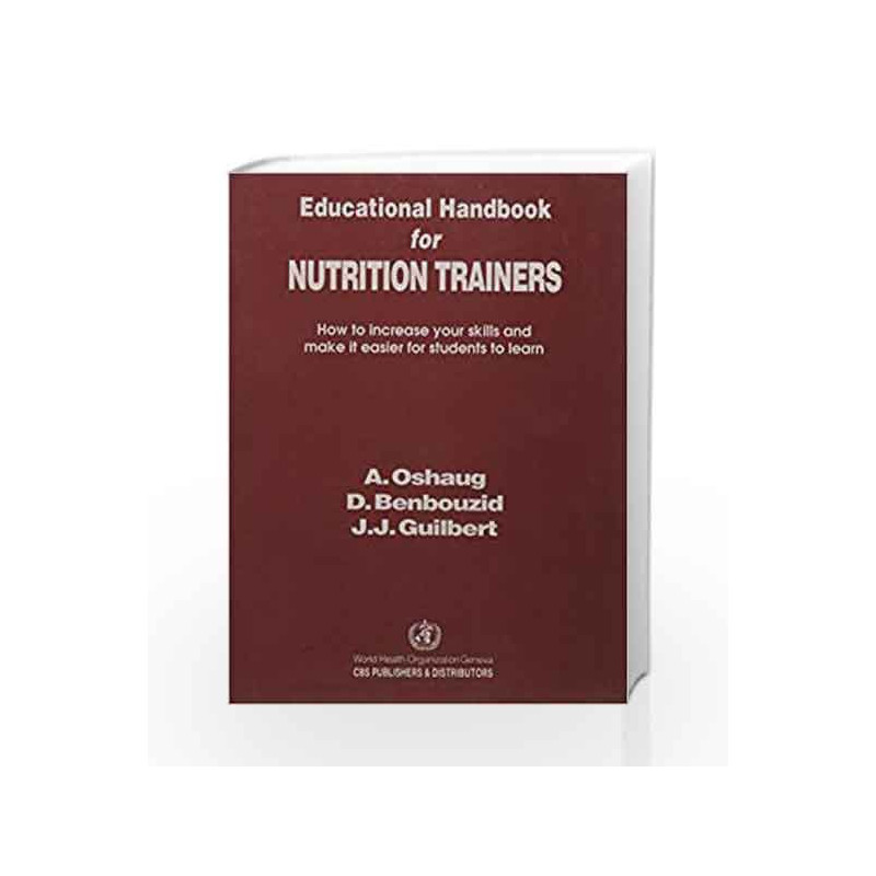 Educational Handbook Nutrition Trainers by Who Book-9788123903880