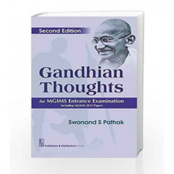 Gandhian Thoughts : for MGIMS Entrance Examination Including MGIMS 2015 Papers by Pathak S.S. Book-9789385915437
