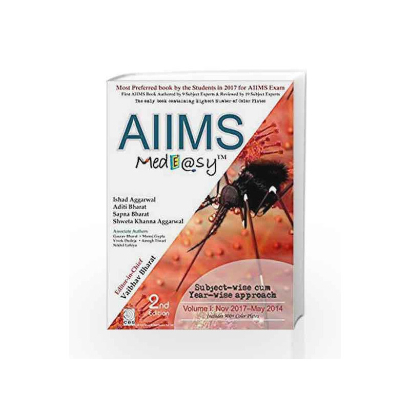 AIIMS Medeasy Volume I (Nov. 2017May 2014) by Arora D.R. Book-9789386827555
