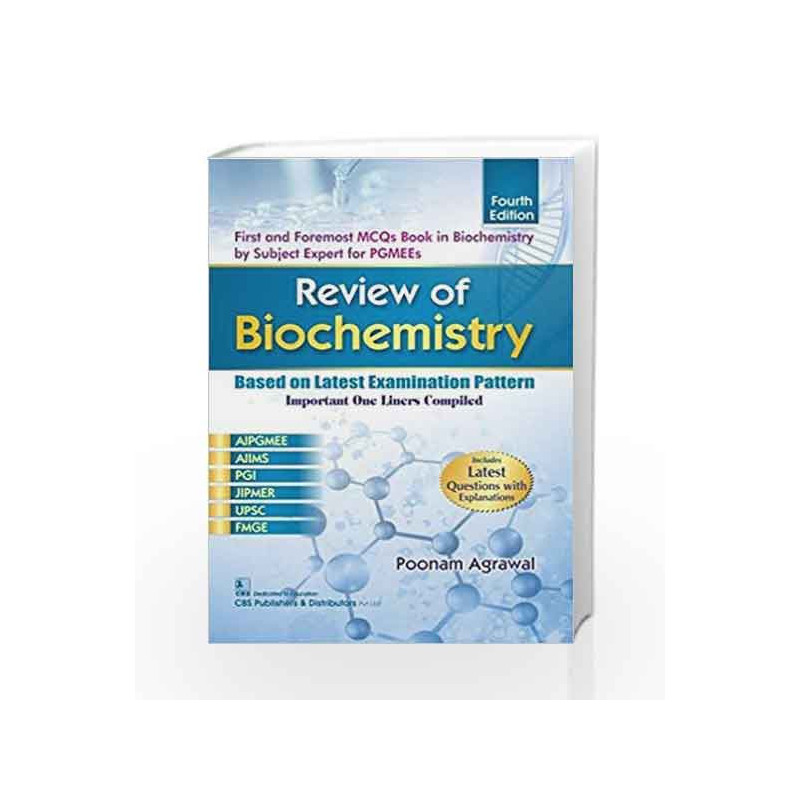 Review Of Biochemistry 4Ed (Pb 2018) by Agrawal P Book-9789387085985