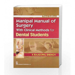 Manipal Manual of Surgery Dental 3e Pb by Shenoy K. R Book-9788123924090