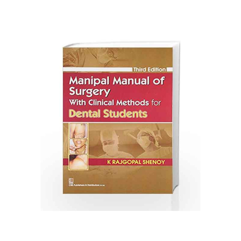 Manipal Manual of Surgery Dental 3e Pb by Shenoy K. R Book-9788123924090