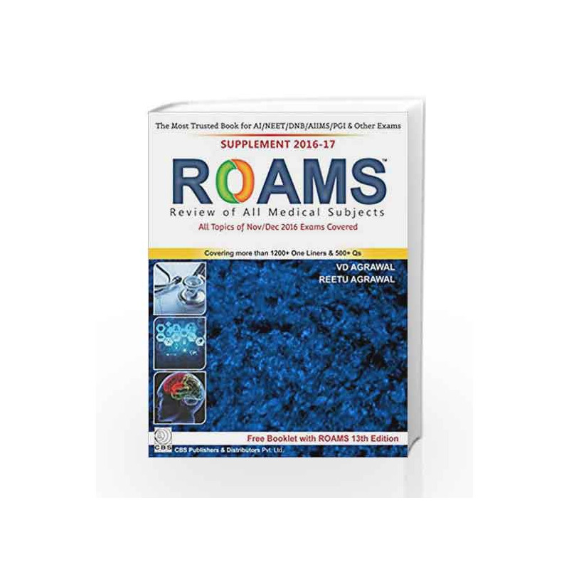 ROAMS Supplement (2016-17) by Agrawal V.D. Book-9789386478924
