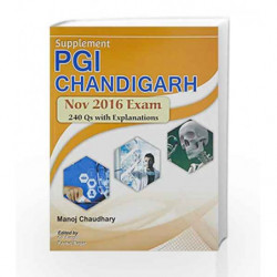 PGI Chandigarh Volume-1 with Supplement (Combo) by Chaudhary M Book-9789386478955